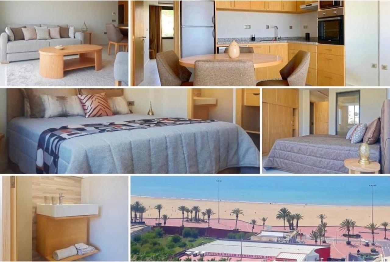 Luxury Apartment 105Sqm Terrace Seafront Wifi Unlimited Αγκαντίρ Εξωτερικό φωτογραφία